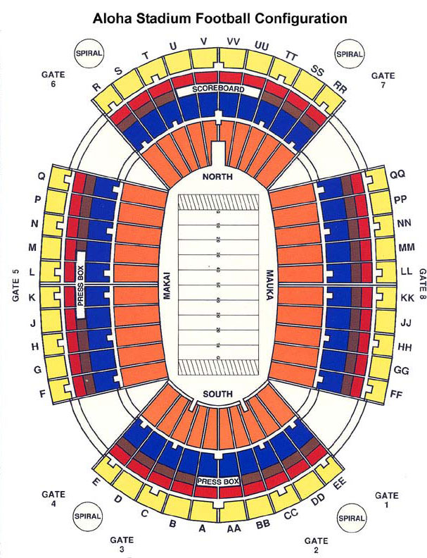 Aloha Stadium Aloha Stadium Maps