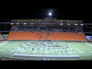 marching band at aloha stadium image photo