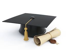graduation cap and diploma image photo