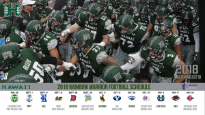 UH football 2018 schedule
