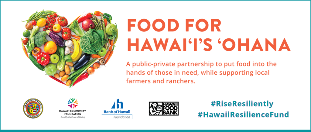 food for hawaii's ohana distribution flyer