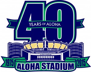 aloha stadium 40th anniversary logo