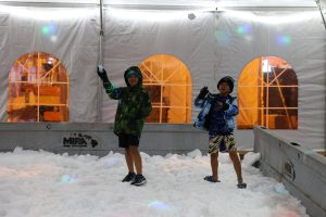 show aloha land snow tent