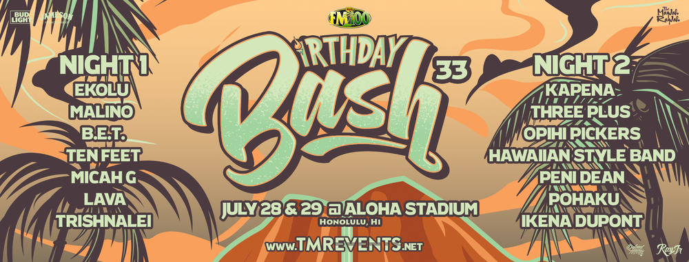 TMR Events Birthday Bash Flyer
