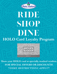 skyline holo card flyer