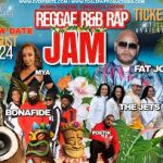 Reggae R&B Rap Jam Concert Poster