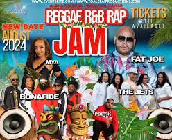 Reggae R&B Rap Jam Concert Poster