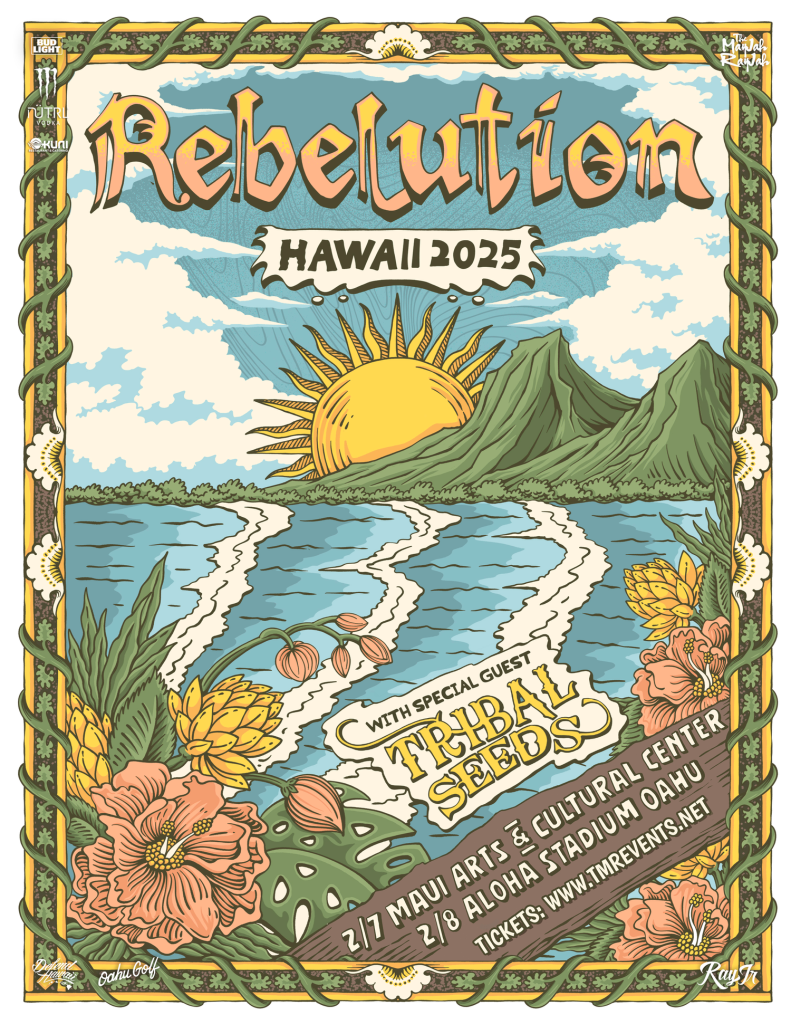 Rebelution Concert Poster 11/8/2025