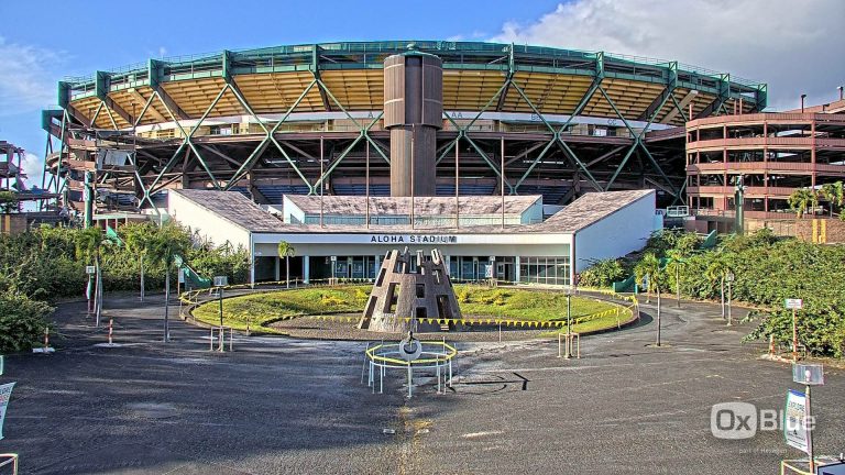 aloha stadium exterior construction photo 3/3/26