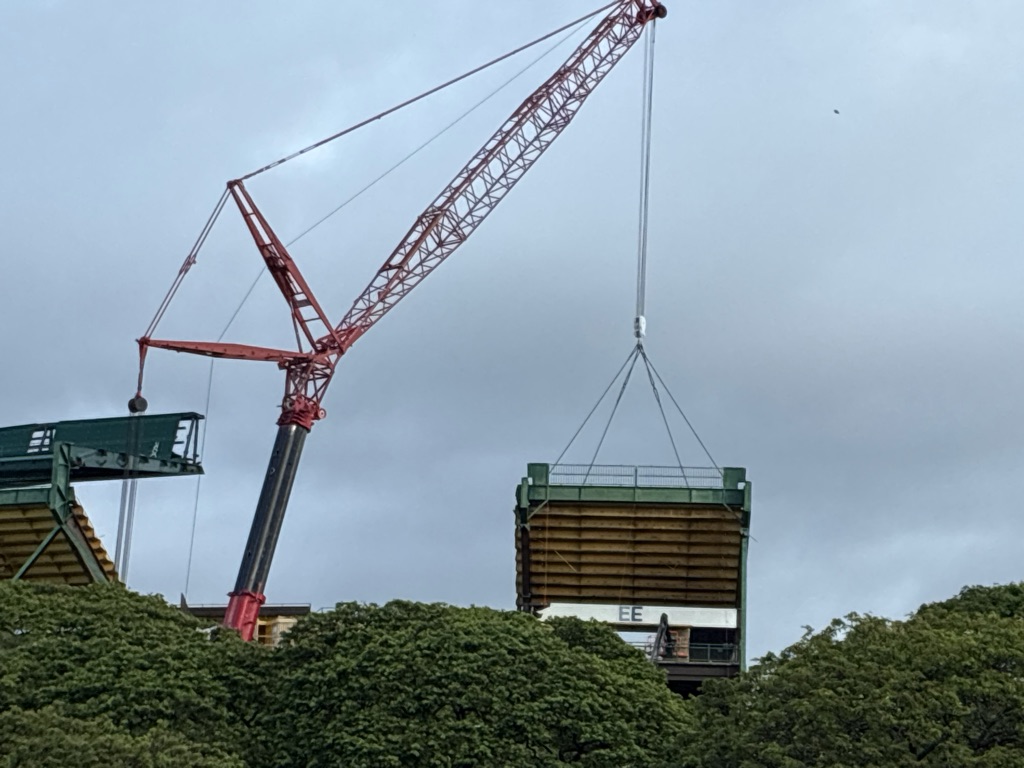 May 15 crane seat removal