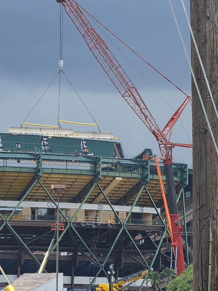 exterior stadium roof image construction