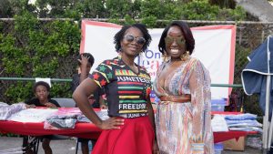 For the Culture Juneteenth photo of guests enjoying event