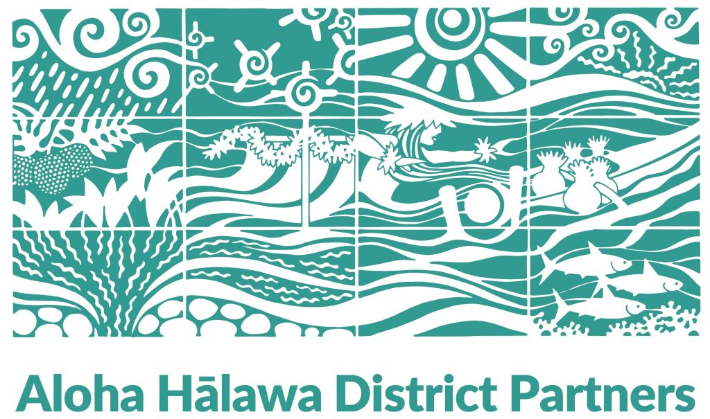 aloha halawa district partners logo